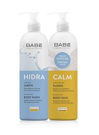 BABÉ TELO TELOVÉ MLIEKO + SPRCHOVÝ GÉL 2×500 ml, sprchový gél + telové mlieko