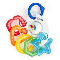 BABY EINSTEIN Hryzačka s hrkálkou s C krúžkami Shake, Rattle&Soothe™ 0m+ 1×1 ks, pre deti