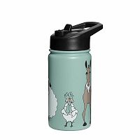 BABY LIVIA termofľaša Blue Surf 1×400 ml, s motívom zvieratiek