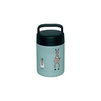 BABY LIVIA termoska Blue Surf 1×350 ml, s motívom zvieratiek