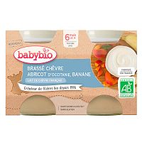 Babybio Brassé z francúzskeho mlieka natur 2 x 130 g