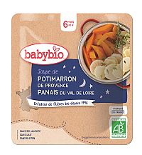 BABYBIO Tekvicová polievka s paštrnákom (190 g)