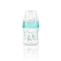 BABYONO Fľaša antikoliková Klasik mint 120 ml 0 m+ 1×120 ml, antikoliková fľaša