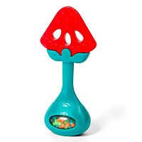 BABYONO Hryzačka edukačná s hrkálkou - vodný melón 1×1 ks, hryzačka s hrkálkou