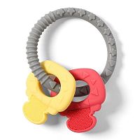 BABYONO Hryzačka silikónová Ortho krúžky 0m+ 1×1 ks, hryzačka pre deti