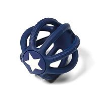 BABYONO Hryzačka silikónová Ortho modrá 1×1 ks, hryzačka