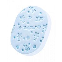 BABYONO Hubka na umývanie - modrá 1×1 ks, hubka na umývanie