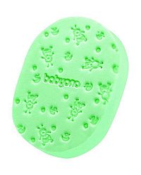 BABYONO Hubka na umývanie - zelená 1×1 ks, hubka na umývanie