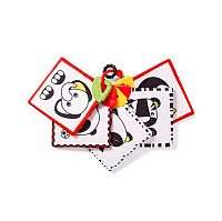 BABYONO Knižka edukačná zvieratká s hryzačkami 1×1 ks