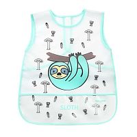 BABYONO Umývateľný podbradník Leňochod 38 x 45 cm 36m+ 1×1 ks