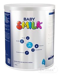 BABYSMILK 4 mliečna výživa pre malé deti v prášku (od 24 mesiacov) 1×400 g, dojčenské mlieko, od 24. mesiacov