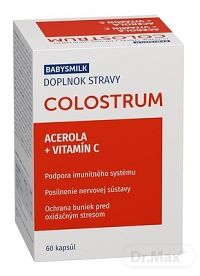 Babysmilk Colostrum + Acerola + Vitamín C 1×60 cps, výživový doplnok