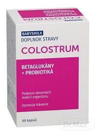 Babysmilk Colostrum + Betaglukány + Probiotiká 1×60 cps, výživový doplnok