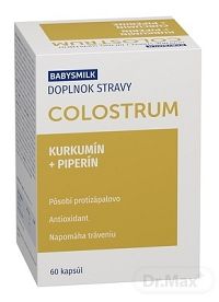 Babysmilk Colostrum + Kurkumín + Piperín 1×60 cps, výživový doplnok