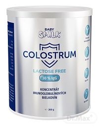 BABYSMILK COLOSTRUM LACTOSE FREE 30% lgG prášok 1×200 g