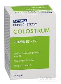 Babysmilk Colostrum + Vitamín D3+K2 1×60 cps, výživový doplnok