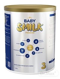 BABYSMILK PREMIUM 3 mliečna výživa pre malé deti v prášku, s Colostrom (12 - 24 mesiacov) 1×400 g, dojčenské mlieko, od 12. mesiacov