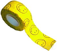 BANDAZ FINGER 2.5CMX4.5M SMAJLIK 130041 HERBEX 1×1 ks, rýchloobväz elastický, rozmer 2,5 cm x 4,5 m