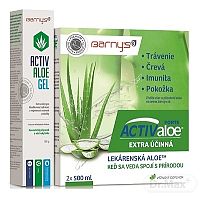 Barny's ACTIValoe FORTE + ACTIV ALOE GEL 1x1 set, 2x500 ml + gél 100 g