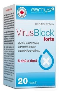 Barny's VirusBlock forte 1x20 cps, výživový doplnok