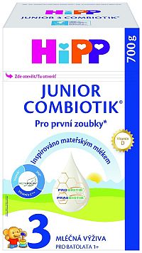 Batoľacie mlieko HiPP 3 JUNIOR Combiotik® 1×700 g, od ukončeného 1. roka