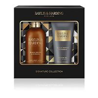 Baylis & Harding Pánska sada so starostlivosťou o telo - Čierne korenie & ženšen 1×2 ks, pánske prípravky na starostlivosť o telo
