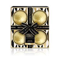 Baylis & Harding Sada 4 šumivých gulí do kúpeľa - Mandarínka & grep 1×4 ks, gule do kúpeľa