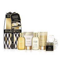 Baylis & Harding Sweet Mandarin & Grapefruit osviežujúci sprchový gél 100 ml + hydratačné telové mlieko 50 ml + sprchový krém 100 ml + krém na ruky 50 ml + soľ do kúpeľa 25 g + huba darčeková sada