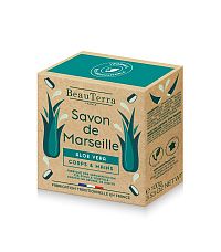 Beauterra Marseille Solid Soap Aloe Vera 1×100 g, tuhé mydlo