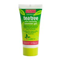 BEAUTY FORMULAS tea tree Čistiaci gél na pleť 1×30 ml, čistiaci gél na pleť