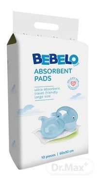 BEBELO ABSORBENT PADS absorpčné podložky 1x10 ks