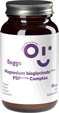 Beggs Magn bisglyc 380mg+P5P COMPLEX 1,4 mg 60 cps