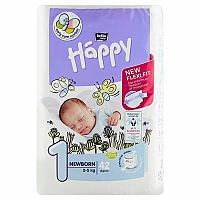 BELLA BABY HAPPY NEWBORN 1×42 ks, pre novorodencov (2-5kg)