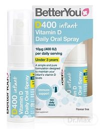 Better You Vitamín D 400 Infant 1×15 ml, orálny sprej