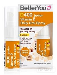 Better You Vitamín D 400 Junior 1×15 ml, orálny sprej