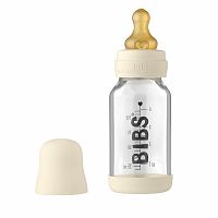 BIBS Baby Bottle sklenená fľaša Ivory 1×110 ml, sklenená fľaša