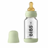 BIBS Baby Bottle sklenená fľaša Sage 1×110 ml, sklenená fľaša