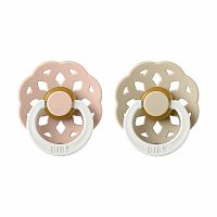 BIBS Boheme cumlíky z prírodného kaučuku 2ks - veľkosť 2, blush nočný/vanilla nočný 1×1 ks - veľkosť 2, blush nočný/vanilla nočný