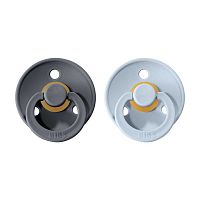 Bibs Colour cumlíky kaučuk 2ks Iron Baby Blue 120223