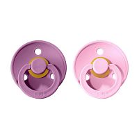 Bibs Colour cumlíky kaučuk 2ks Lavender Baby Pink 110220