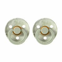 BIBS Colour cumlíky z prírodného kaučuku 2ks 1×1 ks - veľkosť 2, tie dye sage