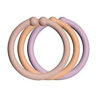 BIBS Loops krúžky blush/peach/dusky lilac 1×12ks