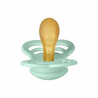 BIBS Supreme cumlík z prírodného kaučuku 2ks 1×1 ks - veľkosť 1, sage nočný, cloud nočný