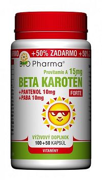Bio-pharma Beta Karoten 25 000 I.U. tbl. 100+50