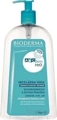 BIODERMA ABCDerm H2O 1×1000 ml, reverzná pumpa