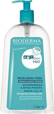 BIODERMA ABCDerm H2O 1×1000 ml, reverzná pumpa