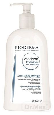 BIODERMA Atoderm Intensive Gel moussant 1×500 ml, pre suchú až atopickú pokožku