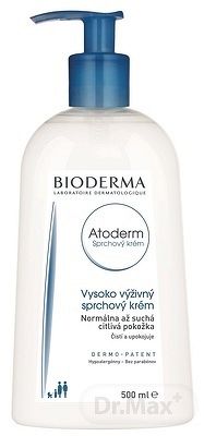 BIODERMA Atoderm Sprchový krém 1×500 ml, pre normálnu, suchú a citlivú pokožku