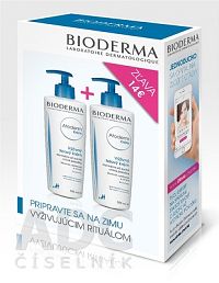 Bioderma Atoderm telový hydratačný krém 2 x 500 ml darčeková sada