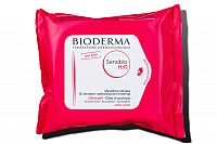 BIODERMA Micelárne čistiace pleťové obrúsky pre citlivú pleť 25 kusov